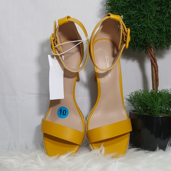 BCBGeneration Golden Jeddi Sandals Size 10 - Picture 5 of 9